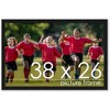 PosterPalooza | Simple Black Picture Frame - UV Acrylic, Backing Board, Hanging Hardware Included - 2 of 4