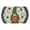 Earth Rugs Irish Gnome Jute Coaster – 5"x5" Round Natural Braided Coaster with St. Patrick's Day Print - 3 of 3