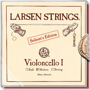 Larsen Strings Soloist and Magnacore Cello String Set 4/4 Size, Medium - 1 of 2