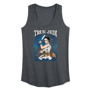 Women's - Star Wars: The Force Awakens - Rey Art Nouveau Graphic Racerback Tank - 1 of 4