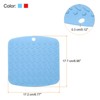 Unique Bargains Heat Resistant Non-Slip Flexible Durable Trivet Mat 4 Pcs - 2 of 4