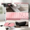 SEVOBAL Home Gyms Twist Ab Machine with Adjustable Height and Handle for Core and Leg Strengthening, Pink, 26.38"*23.62"*12.01" - 2 of 4