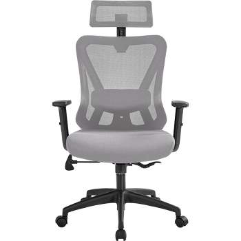 Yaheetech High Back Mesh Office Desk Chair with Multi-adjustable Headrest