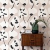 Tempaper & Co.® Painted Palm Removable Peel and Stick Wallpaper, Cocoa Chic, 28 sq. ft.: Vinyl Botanical Leaf Pattern, Prepasted - 2 of 4