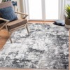 Washable Modern Abstract Rug Non Slip Low Pile Rug Soft Contemporary Throw Floor Cover Foldable Indoor Carpet for Living Room Bedroom Playroom - 4 of 4