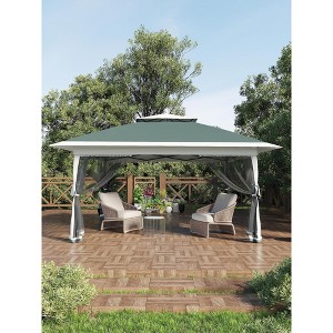 13 X 13 Pop Up Gazebo with Mosquito Netting,Outdoor Patio Gazebo,Outdoor Canopy Tent with Mosquito Netting,Backyard Tent - 1 of 4