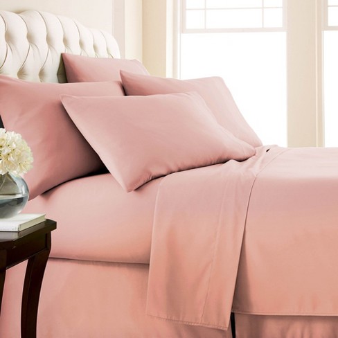 Southshore Fine Living 4-piece Deep Pocket Easy Care Ultra-soft Sheet Set  Light Peach Twin : Target