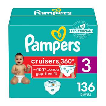 Pampers Swaddlers Active Baby Disposable Diapers Super Pack - Size