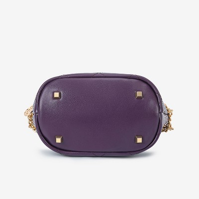 MKF Collection Damaris Vegan Leather Women’s mini–Shoulder Bag Mia K - Purple — фото 5