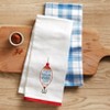 The Lakeside Collection Set of 2 Embroidered Gone Fishing Kitchen Towels - 4 of 4