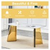 NicBex Modern Slab Dining Table with Stainless Steel Butterfly Legs, Rectangle Dining Table for 6, Scratch-Resistant Kitchen Table - 4 of 4