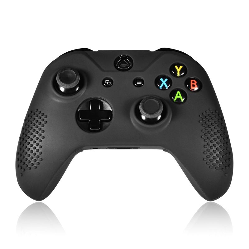 Insten Silicone Grip Cover for Xbox One / One X|S Controller, Protective Case, Black, 2 of 6