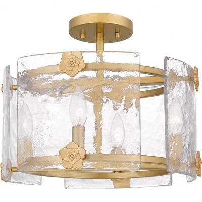 Quoizel Lighting Jolie 4 - Light Semi-Flush Mount in  Light Gold