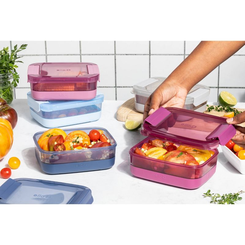 Ello 10pc Plastic Meal Prep Food Storage Container Set, 3 of 6