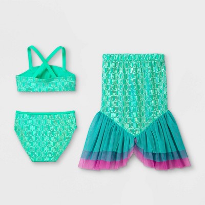 Details about   2019 Beautiful Girls Swimming suit Princess Little Mermaid Swimsuit Swimwear ZG9