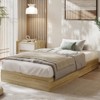 Wood Platform Bed Frame,Wooden Bed Frame Without Headboard, Wood Slat Support, California King/King/Queen/Full/Twin XL/Twin - 2 of 4
