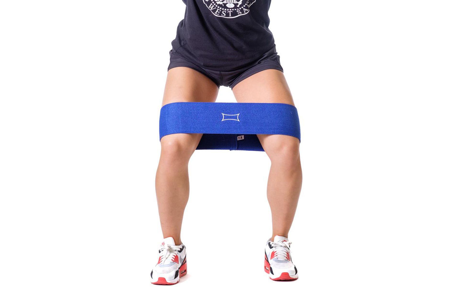 Sling Shot Hip Circle Resistance Band by Mark Bell - XL - Blue