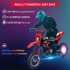 24V Electric Off-Road Motorcycle,250W Motor 13.6MPH Fast Speed Motocross,Leather Seat Dirt Bike, - 4 of 4