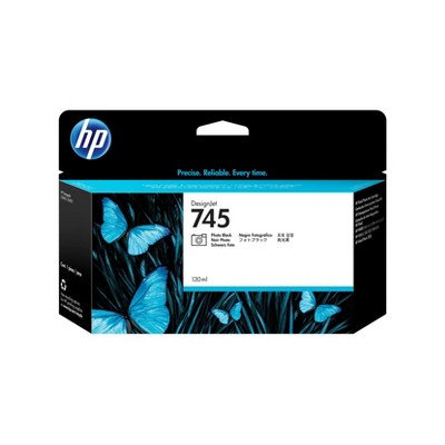 HP Inc. 745 130-ml DesignJet Photo Black Ink Cartridge, F9J98A