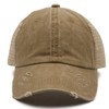Nertpow Womens Pony Hat High Ponytail Baseball Cap Girls Messy Bun Caps Camouflage Trucker Bad Hair Day Adjustable Dad Hat - 3 of 4