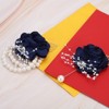 Unique Bargains Wristlet Packing List Artificial Flowers for Wedding Party 2 Pcs - 2 of 4