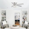 Parrot Uncle 52" Chrome Modern Crystal Ceiling Fan with Light and Remote Chrome Flush Mount Chandelier - 3 of 4