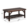 Karl Home Patio 4-Piece Wood Conversation Set - 4 of 4