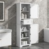 XINGHANZHENXUAN Freestanding Bathroom Storage Cabinet with Adjustable Shelf & Drawer, Waterproof MDF Organizer - 4 of 4