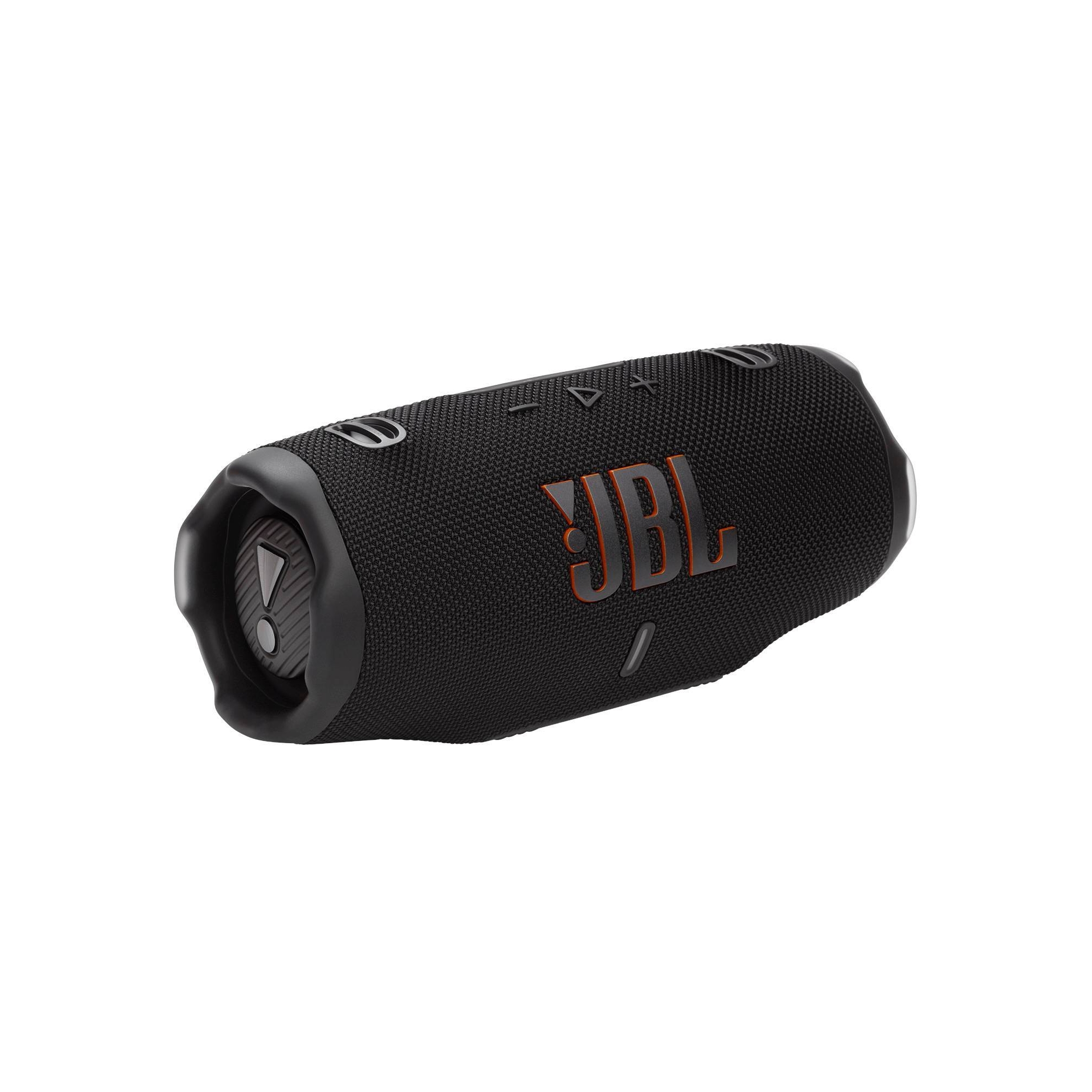 JBL Charge 6 Portable Speaker - Black: USB-C, Bluetooth, IP68, 28-Hour Charge Life