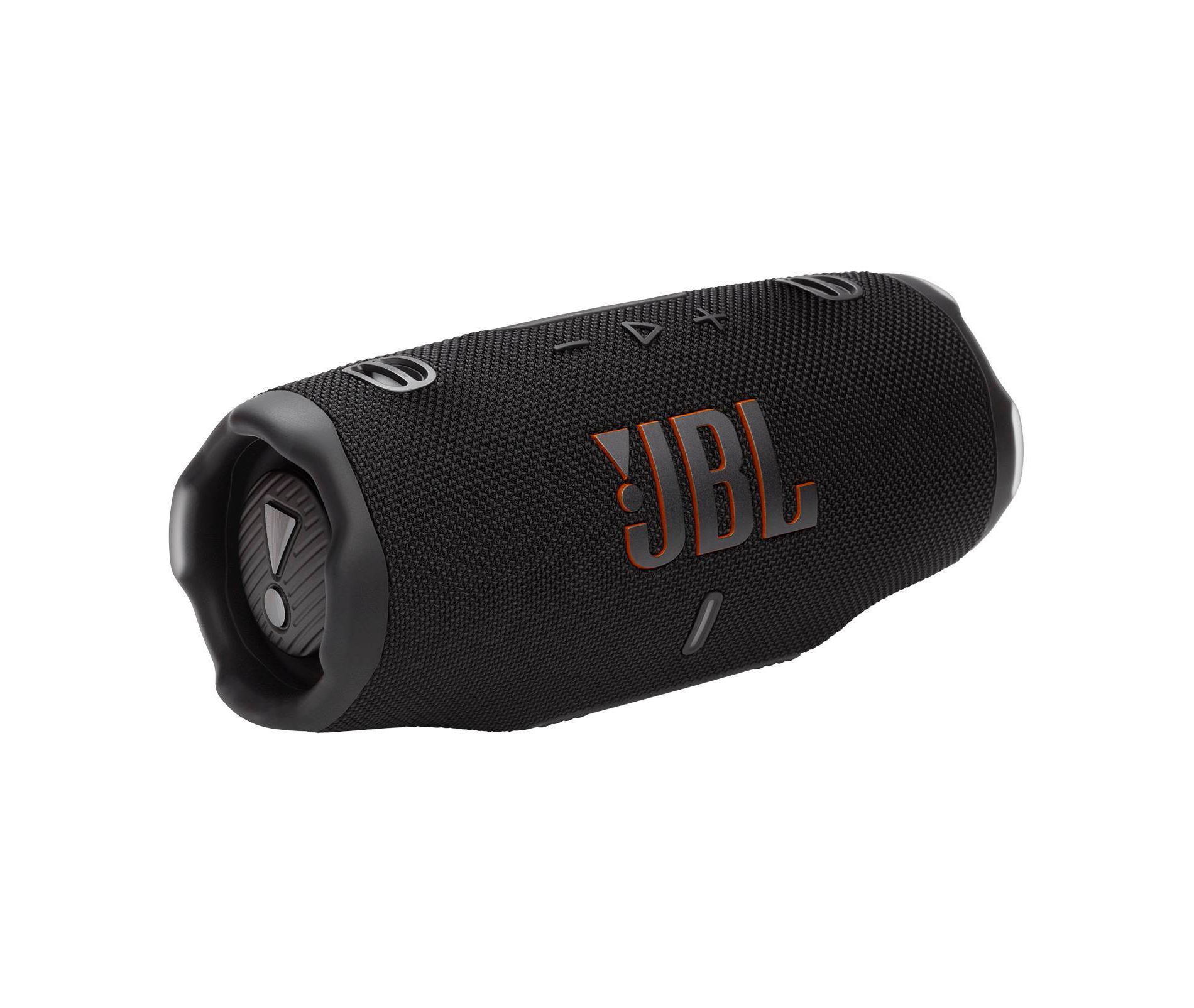JBL Charge 6 Portable Speaker - Black: USB-C, Bluetooth, IP68, 28-Hour Charge Life