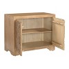 Treasure Trove Accents 2 Door Cabinet Carrabelle Light Natural: Mango Wood, Divided Storage, No Assembly Required - 4 of 4