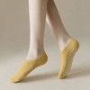 Anna-Kaci Women's 3-Pack Ballet Cut Grip Socks with Non-Slip Flower Sole Design for Pilates and Indoor Movement - 2 of 4