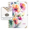 HARDCOVER 2026 Planner, 5.5"x8": 14 Months (Nov 2025-Dec 2026), Daily/Weekly/Monthly,  Bookmark, Pocket Folder w Sticky Notes (Rainbow Floral) - 3 of 4