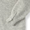 Lands' End Women's Fuzzy Lantern Sleeve Mock Neck Mini Twofer Dress - 4 of 4