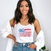 Simply Sage Market Watercolor Flag Coquette Racerback Tank - 4 of 4