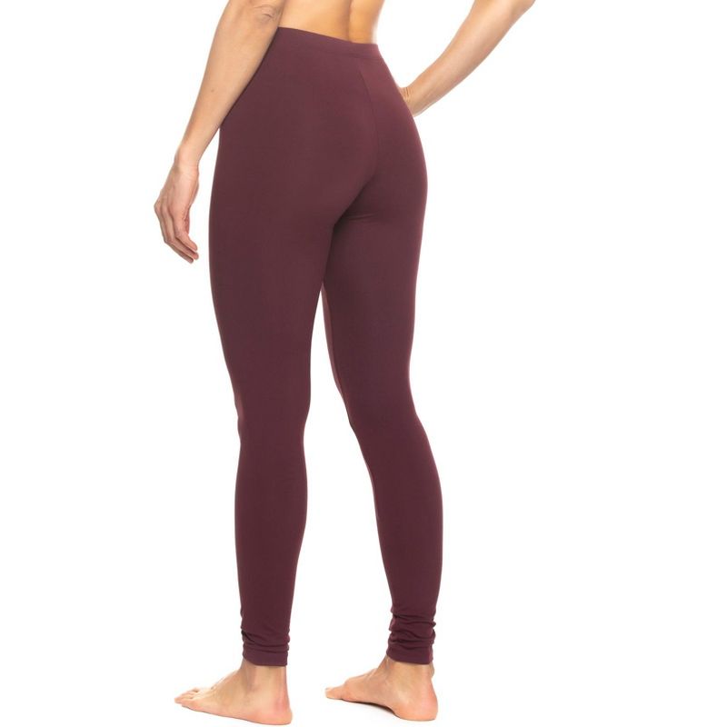 Felina Womens Velvety Super Soft Lightweight Leggings, 2-Pack Yoga Pants, 3 of 9