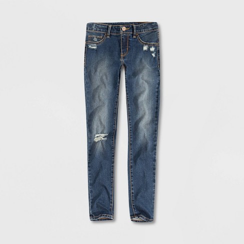 Girls' Mid-rise Wide Leg Crop Jeans - Cat & Jack™ : Target