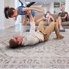 Okak Luxury Bordered Non-Shedding Carpet Area Rug for Living Room,Bedroom,All Size Indoor Stain Resistant Carpet - 4 of 4
