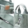 Generic Small Tote Bag with Zipper Tote Bag for Women Canvas Crossbody Bag - 3 of 4