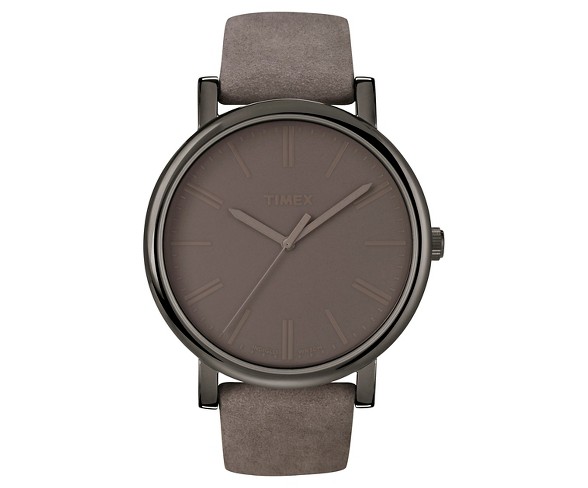 Timex Originals Watch with Suede Strap - Gray T2N7952B
