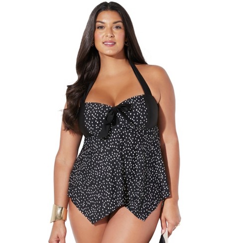 Plus size handkerchief on sale tankini