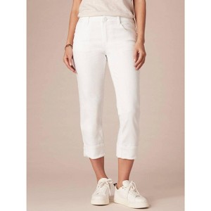Women's Absolution Mid-Rise Flex-Ellent Girlfriend Jean with Cropped Hem - Democracy US8 - 1 of 4
