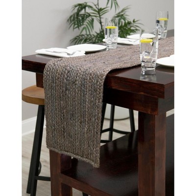 Unique Loom Braided Jute Dhaka Solid Indoor Braided Area Rug
