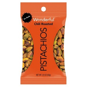 Wonderful Chili Roasted No Shell Pistachios 2.25 OZ - 1 of 1