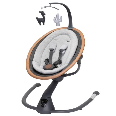 MAXI-COSI Cassia Balancelle Electrique Musicale, De la naissance à 6 mois,  Essential Graphite - Gris Gris - Kiabi - 189.99€