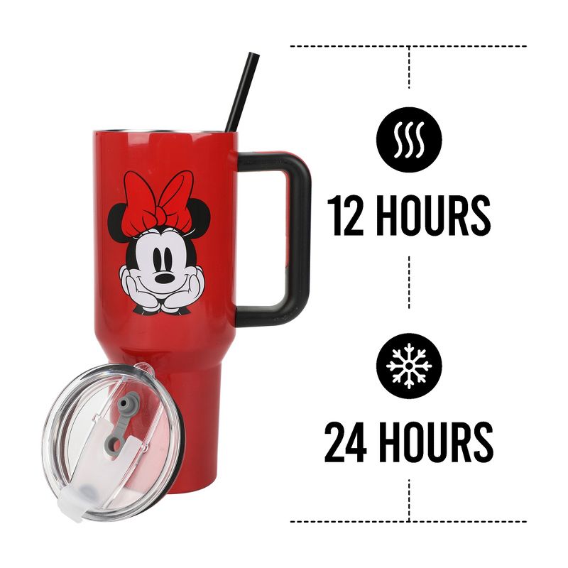 Disney Classic Minnie Mouse 40 Oz Stainless Steel Tumbler, 4 of 7