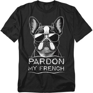 Men's Pardon My French Bulldog Funny T-Shirt - 1 of 4