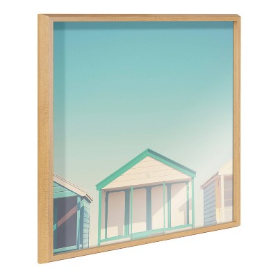 24" x 24" Blake Hang Loose by Laura Evans Framed Printed Acrylic Natural - Kate & Laurel All Things Decor