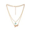 SOHI Women's Gold Everyday Multi-Layer Necklace - 2 of 4