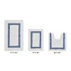 Hotel 3 PC Bath Rug 100% Premium Cotton Tufted Weave Two Tone Reversible Bathroom Rug, Super Soft Absorbent, Machine Washable Bath Mat - 2 of 4